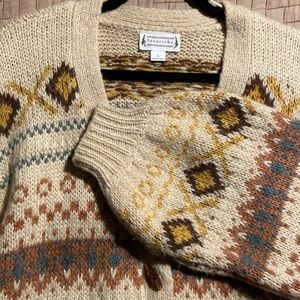 Love Riche Cardigan oversized sweater Sz L